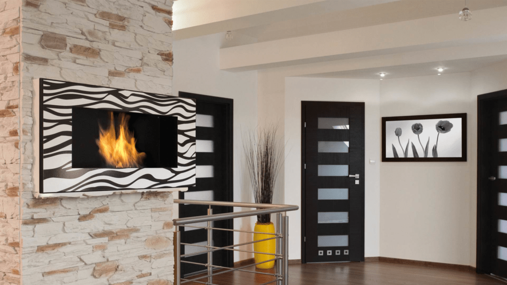 biokominek zebra pomorskie