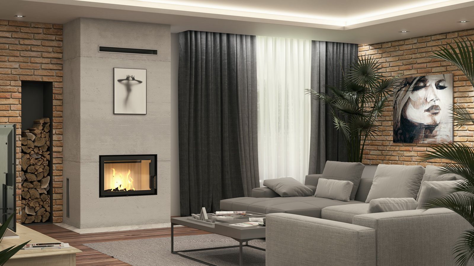 wkład kominkowy IMPULS SM BASIC