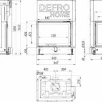 Defro Home Portal ME BL G rys. tech.