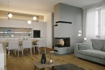 Nowoczesny kominek DEFRO HOME INTRA XSM U G