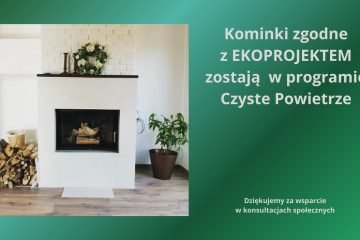Kominki pozostają w programie czyste powietrze