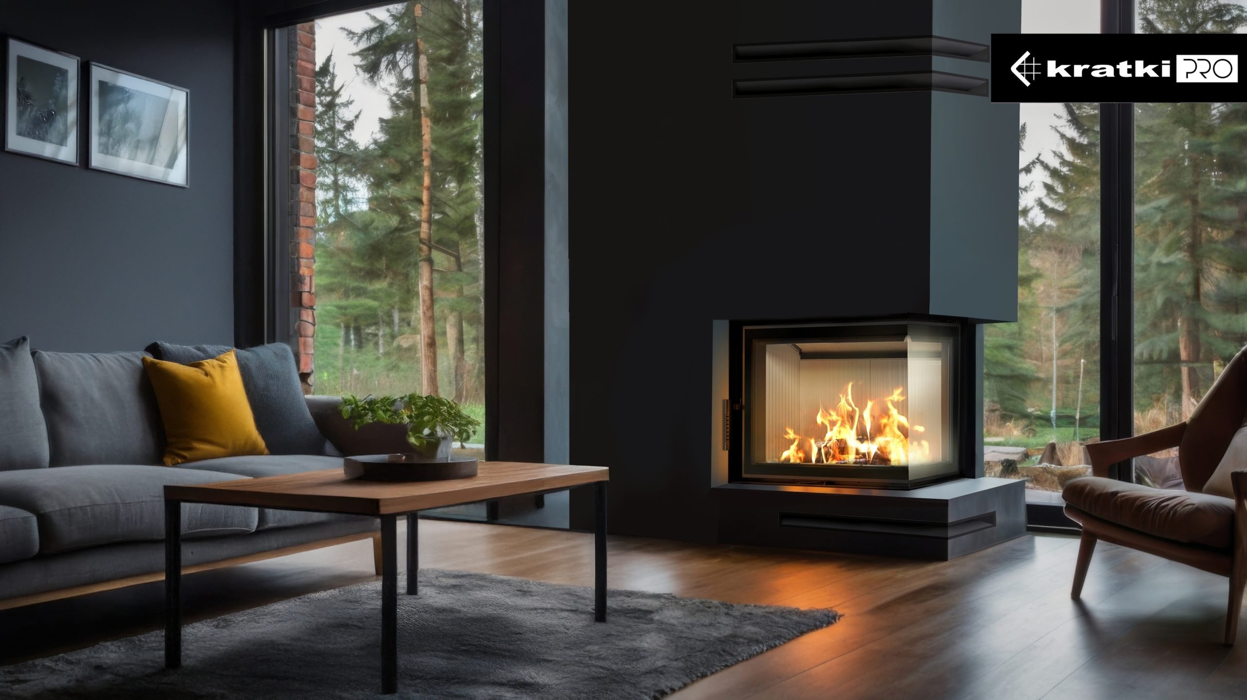 Kominek powietrzny Lucy od Kratki