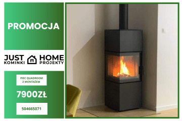 PROMOCJA NA PIEC WOLNOSTOJĄCY DEFRO QUADROOM Z MONTAŻEM