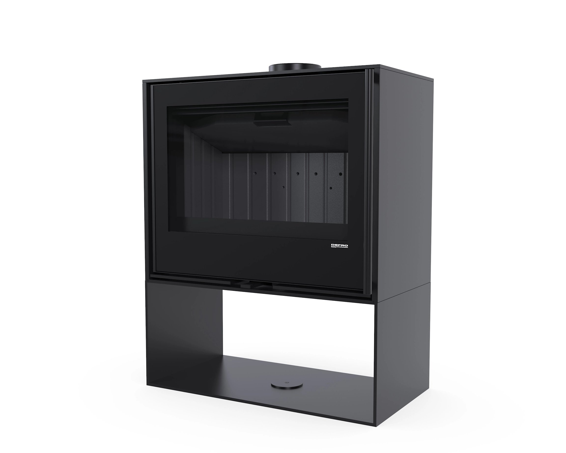 Nowoczesny piecyk na drewno - Defro Cuben S