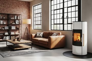 Piec Ceres KRM w salonie