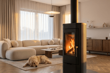 Koza Kratki K12 na środku salonu