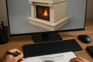 Jak wygląda proces przygotowania projektu kominka w 3D