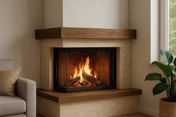 Kominki narożne — jak je zaprojektować