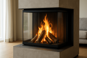 Kominki z szybą trójszybową – kiedy warto je wybrać