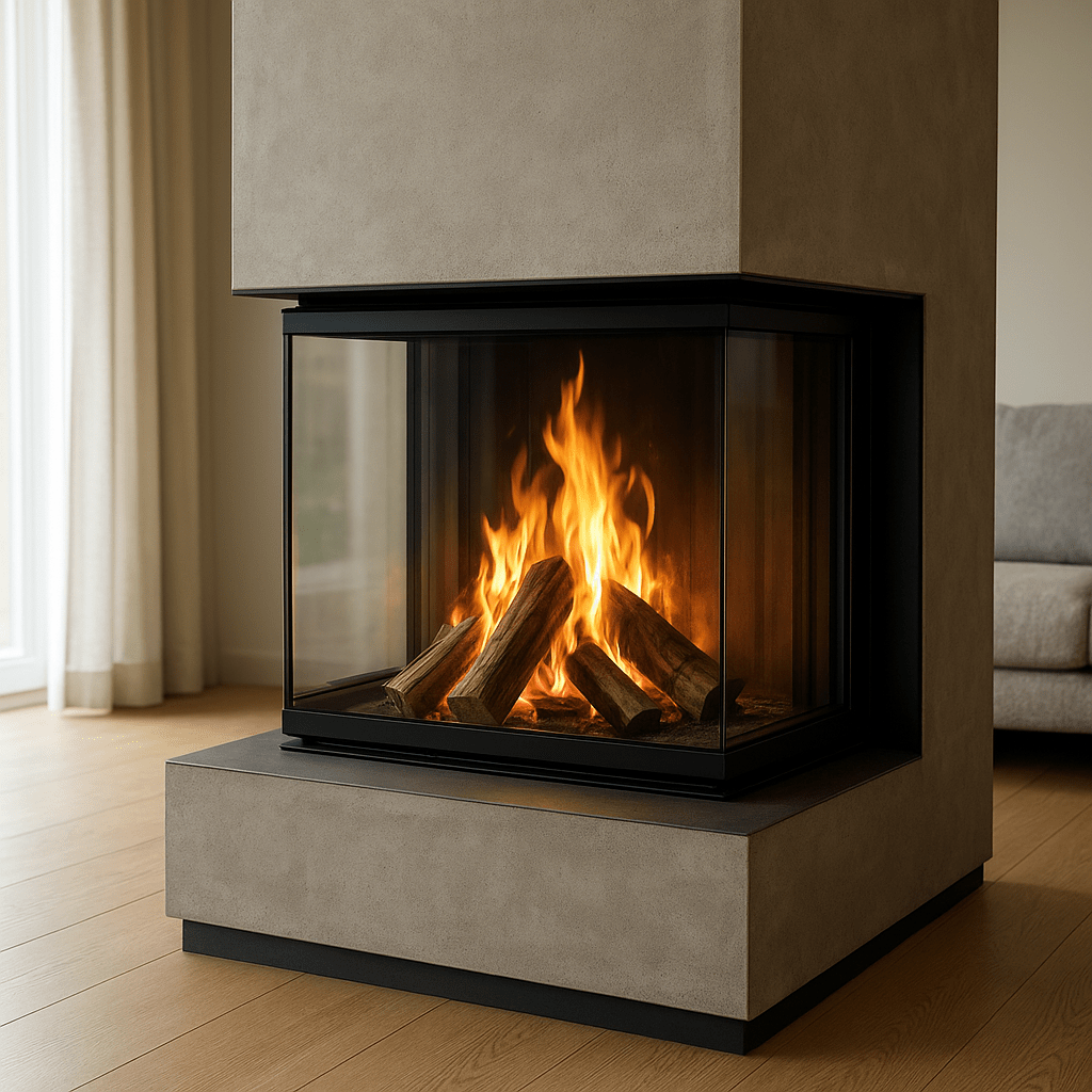 Kominki z szybą trójszybową – kiedy warto je wybrać