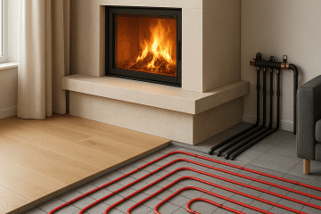Kominek a ogrzewanie podłogowe — jak je połączyć