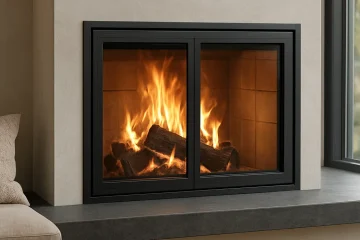 Czym jest kominek z szybą trójszybową?