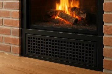 Czym jest kratka kominkowa rozprowadzająca powietrze?