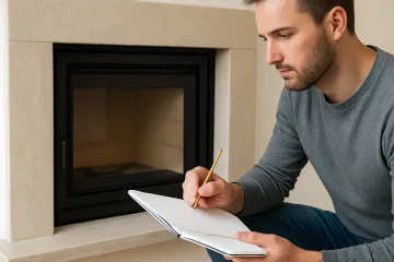 Jak przygotować wizję lokalną kominka