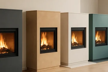Trendy kolorystyczne obudów kominków